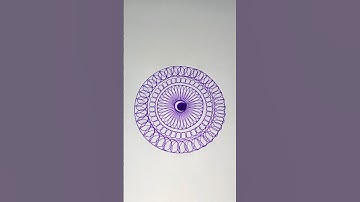 Quick SpiroArt.  #satisfying #spirograph #asmr #art #pattern #viral #shorts #explore