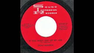 Doni Burdick ...  If you walk out of my life...  1967.