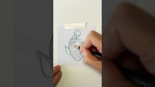 How To Draw Lanny From Disneys Prep & Landing 2009 On A Post-It