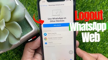 How to Log Out WhatsApp Web From iPhone | Logout WhatsApp web all devices