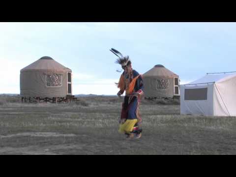 Native American Dancers on American Prairie Reserve