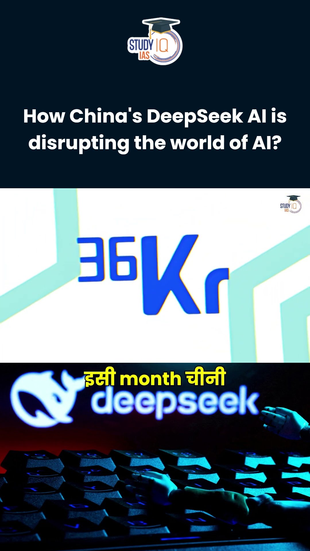 How DeepSeek is changing the dynamics of AI? | Amrit Upadhyay | StudyIQ IAS Hindi