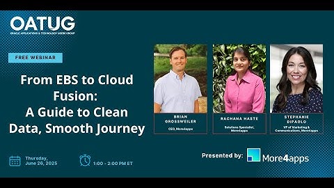From EBS to Cloud Fusion  A Guide to Clean Data, Smooth Journey