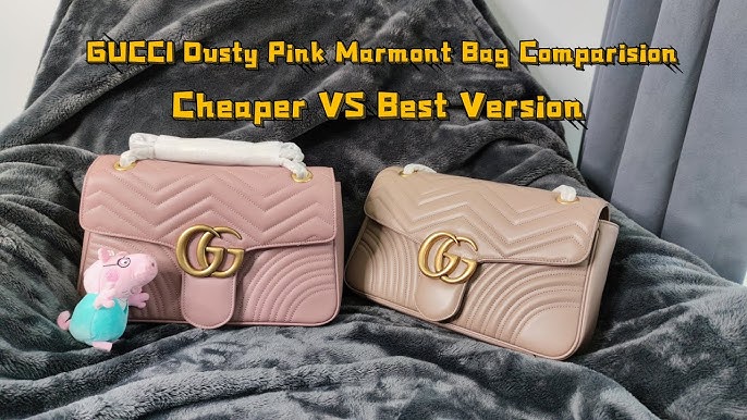 UNBOXING: GUCCI Marmont Matelassé super mini bag (dusty pink) + Different  ways to use 