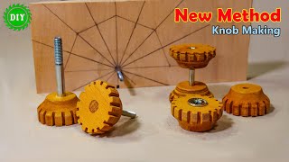 Wooden Knobs Making  New Method