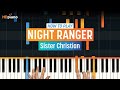 Piano Tutorial for "Sister Christian" by Night Ranger | HDpiano