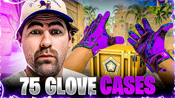 75 Glove Cases = CS2 Jackpot? (Case Opening Gone Crazy!)