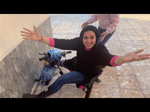 ندي جلجل تجرب الاسكوتر السريع لاول مرة