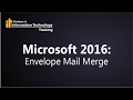 Printing Envelopes with Microsoft Mail Merge