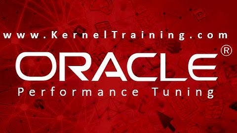 Oracle Performance Tuning Training Tutorial Video