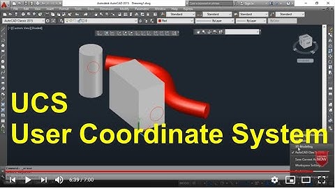 UCS Toolbar in Auto CAD #UCS_User_Coordinate_System #Dinesh_Saini_Kulhada #msme #ppdc  #mrt #AutoCAD