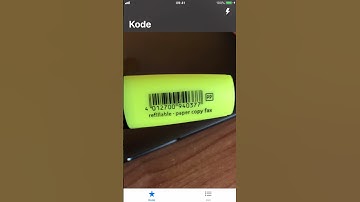 How to scan product code with iPhone