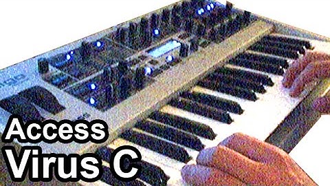 Acces Virus C (Indigo 2) Synthesizer Demo - Dreamy ambient sinewave music