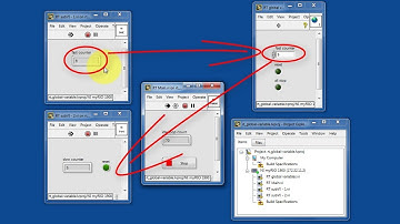 LabVIEW code: Global variable (RT) (expected results)