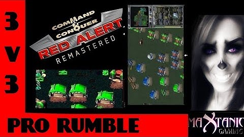 3 on 3 Command & Conquer Red alert Remastered STEROID PRO RUMBLE