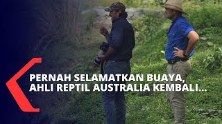 Pernah Selamatkan Buaya Berkalung Ban, Ahli Reptil Australia Ini Kembali Datang ke Indonesia