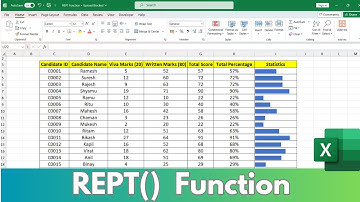How to use REPT Function in Excel | Excel REPT Function