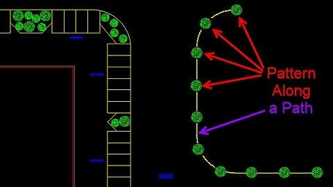 DraftSight 2017: Pattern along a Path