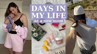 DAYS IN MY LIFE with a 1month old: postpartum wellness, dairyfree tj's haul & a fun event!