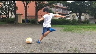 強いインステップキックが蹴れない息子 インステップの蹴り方と教え方 息子のサッカーを応援しよう 素人パパと3兄弟の戦い