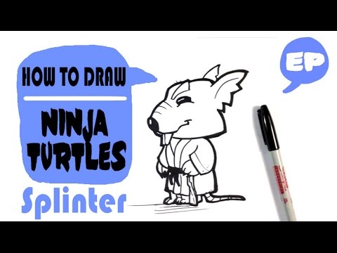 How To Draw A Cute Splinter From Ninja Turtles Chibi Easy Pictures To Draw Youtube,How To Draw Godzilla 2020 Easy