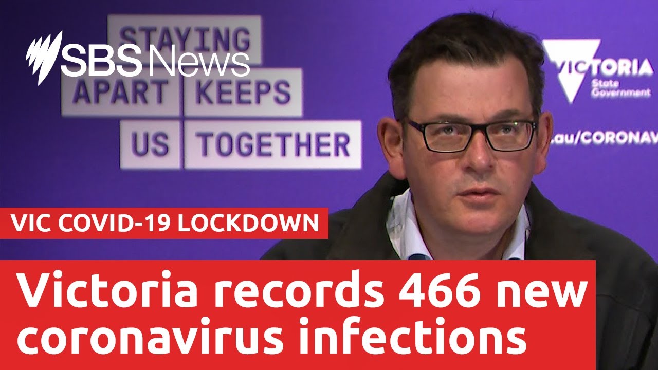 Victoria records 466 new coronavirus infections and 12 deaths - YouTube