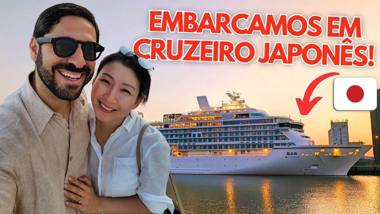 COMO É VIAJAR EM UM CRUZEIRO 100% JAPONÊS