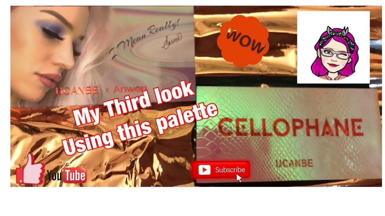 Look number 3 with Anwen and Ucanbe “cellophane “palette