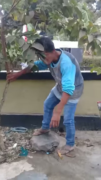 Orang gila misuh dancok anak e tempek