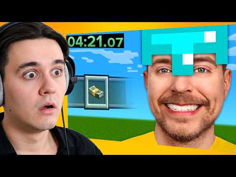 MrBeast spielt Minecraft Speedrun! (Reaktion)