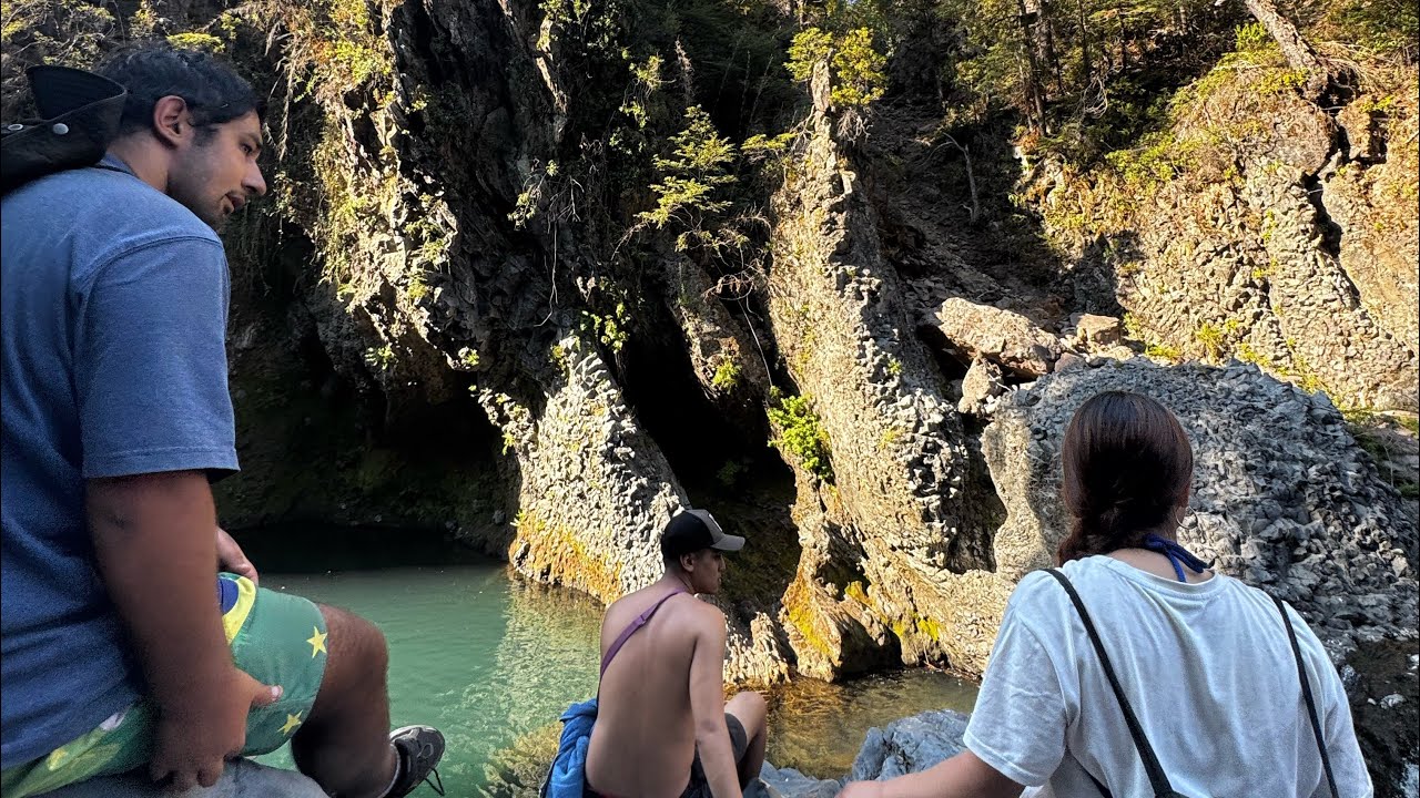 Acampando en las siete tazas - cinco tazas, camping las vertientes