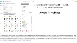Thaumcraft Research Helper Tutorial