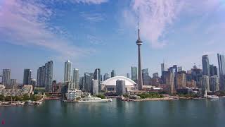 Canada Harbour Front from Downtown Toronto Airport