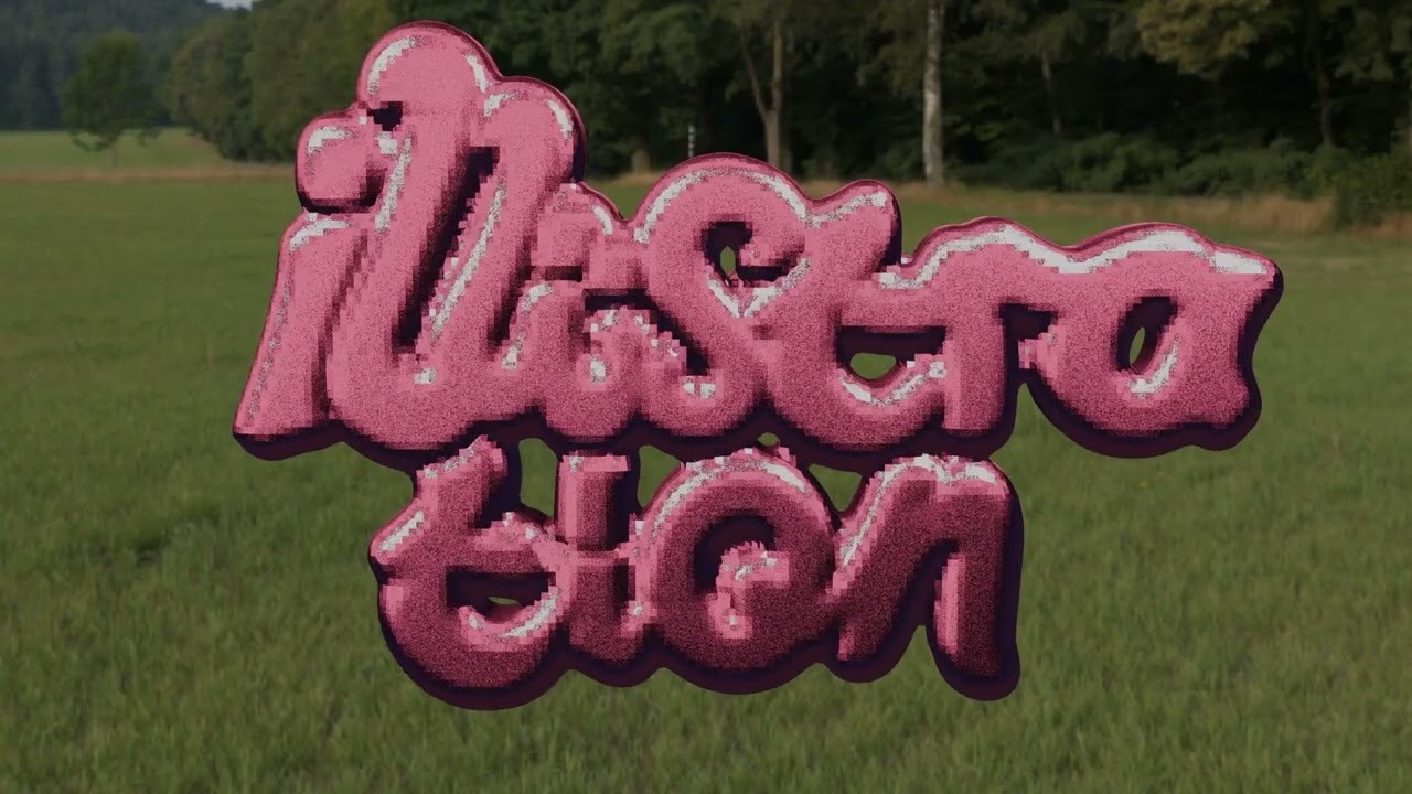 PIXEL TEXT REVEAL ANIMATION IN BLENDER