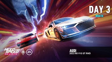 Need For Speed: No Limits | 2023 Audi R8 Coupe V10 GT RWD (Pandemonium  - Day 3 | Wrath)