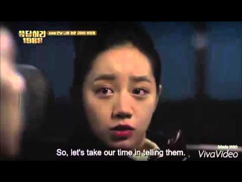 Reply 1988 Choi Taek and Sung Duk Seon Ep 20 Cut