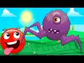 Пауканы атакуют несносный красный шарик. Новая игра про шар. Red ball forom Flavios!