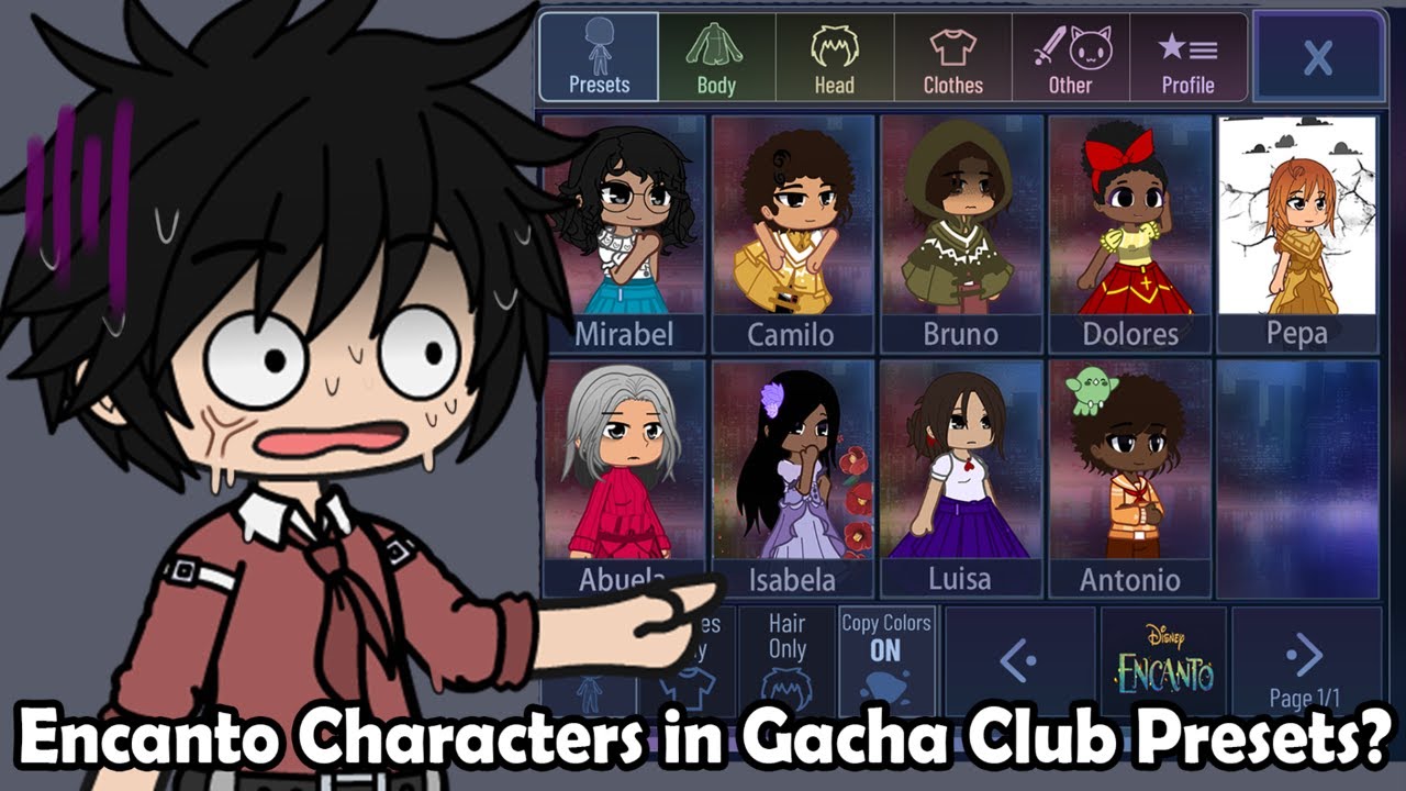 Encanto Characters Is In Gacha Club Preset Youtube