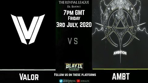 AMBT vs Valor | TRL Forward Assault