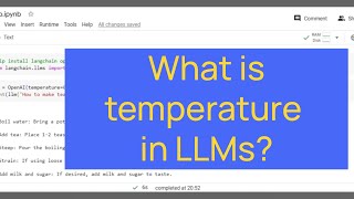 What is temperature in LLMs? explained with examples