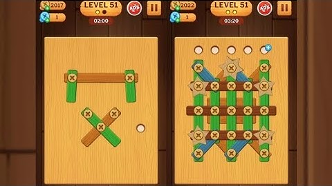 Screw Puzzle: Wood Nut & Bolt - Level 51