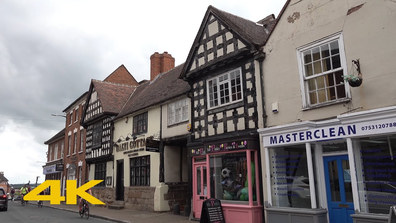 Coleshill Walk: Town Centre【4K】