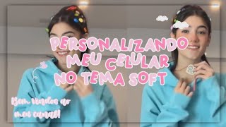 ᰱ  ১ 🌸 ִ   ׄ - Personalizando meu celular no tema Soft screenshot 5