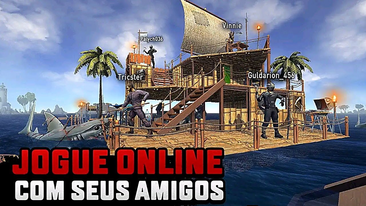 JOGO DE SOBREVIVÊNCIA ESTILO Stranded Deep - PRIMEIRO DIA NA ILHA! -  Escape the Pacific 