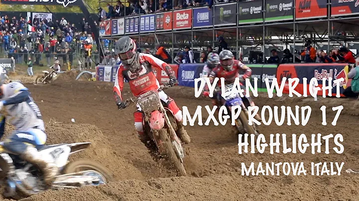 Dylan Wright MXGP Round 17 Highlights