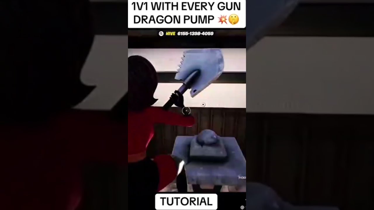 How To Get The Dragon Shotgun In 1v1 With Every Gun Fortnite