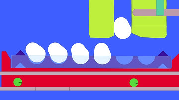 Algodoo | Egg packing factory