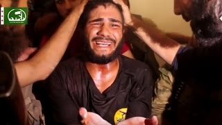 بكاء أسرى ميليشيا النجباء العراقية في حلب وكيف يصورن إعلاميا على أنهم جيش النظام