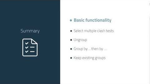Group Clashes Main Functionalities