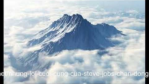 Những lời cuối cùng của Steve Jobs